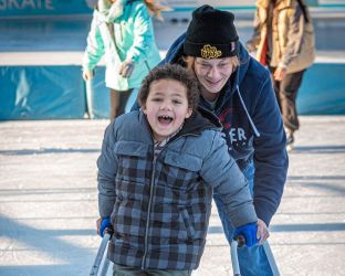 Enlarge image: Skating Family