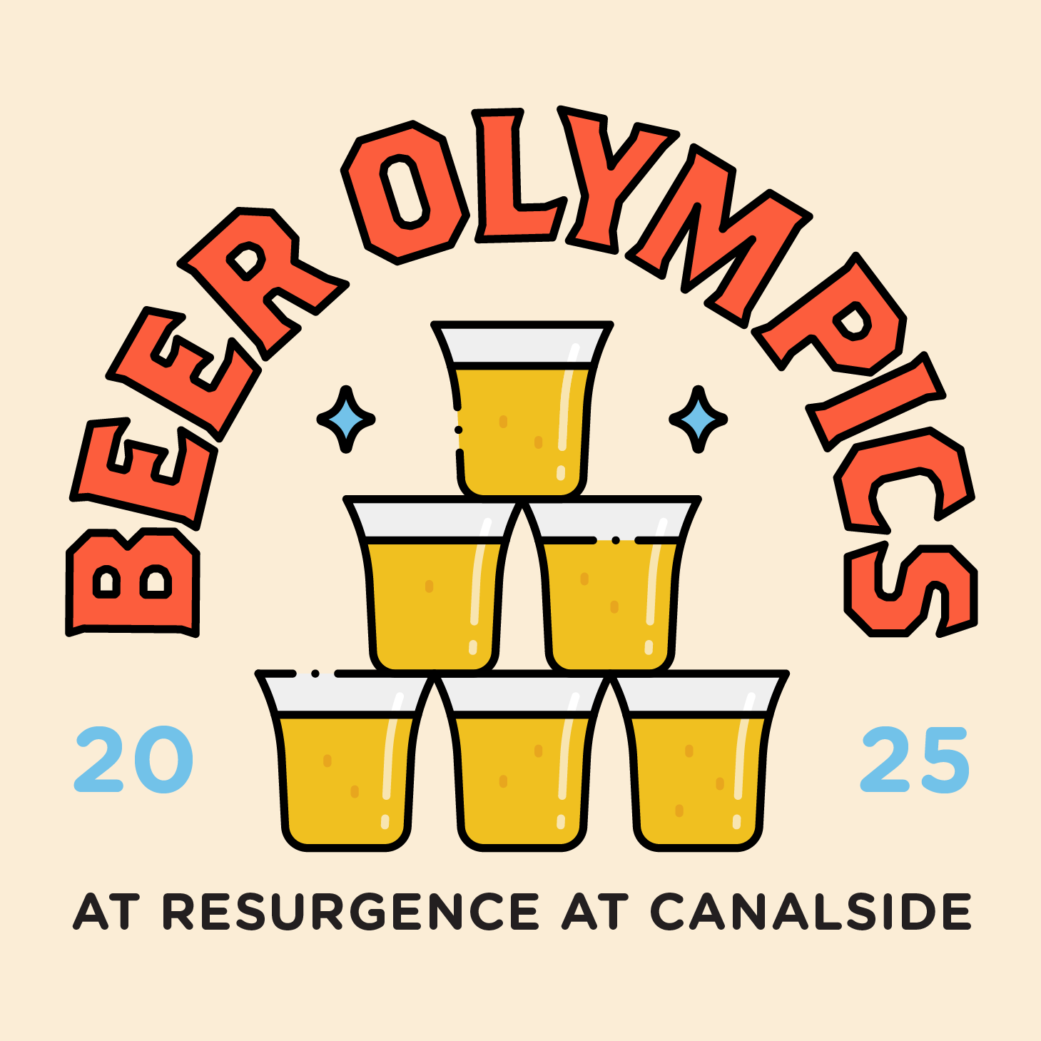 Beer Olympics 2025 Event Logo