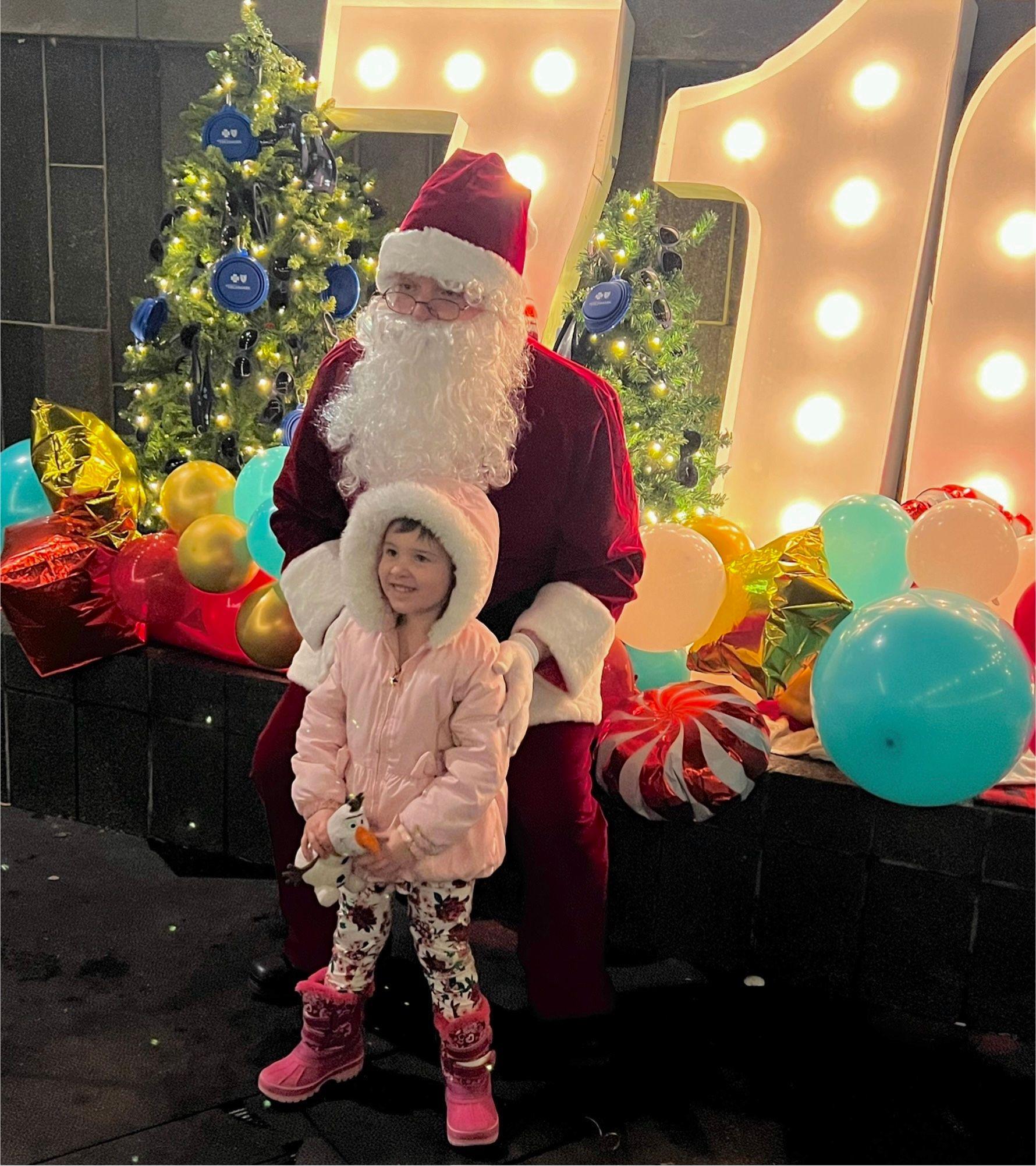 Jingle Bell Rock the Ice Santa and Kid