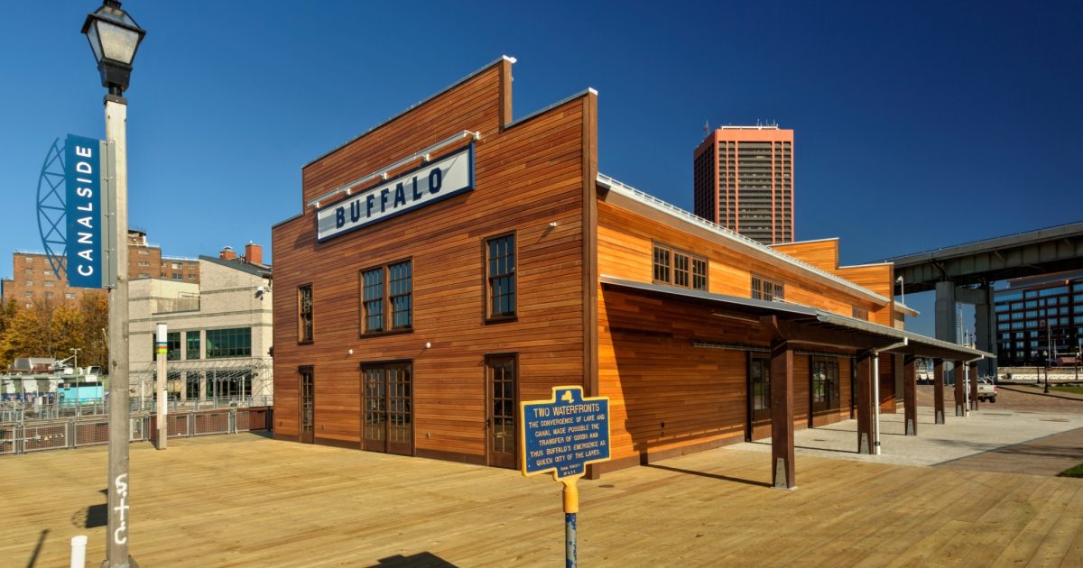 Canalside Longshed Buffalo Waterfront