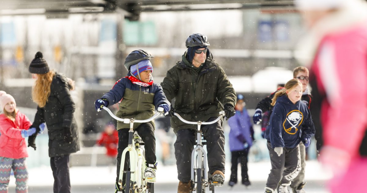 Ice Bikes of Buffalo Buffalo Waterfront