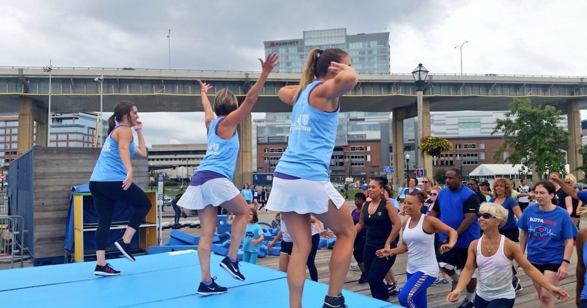 Zumba 2025 at canalside