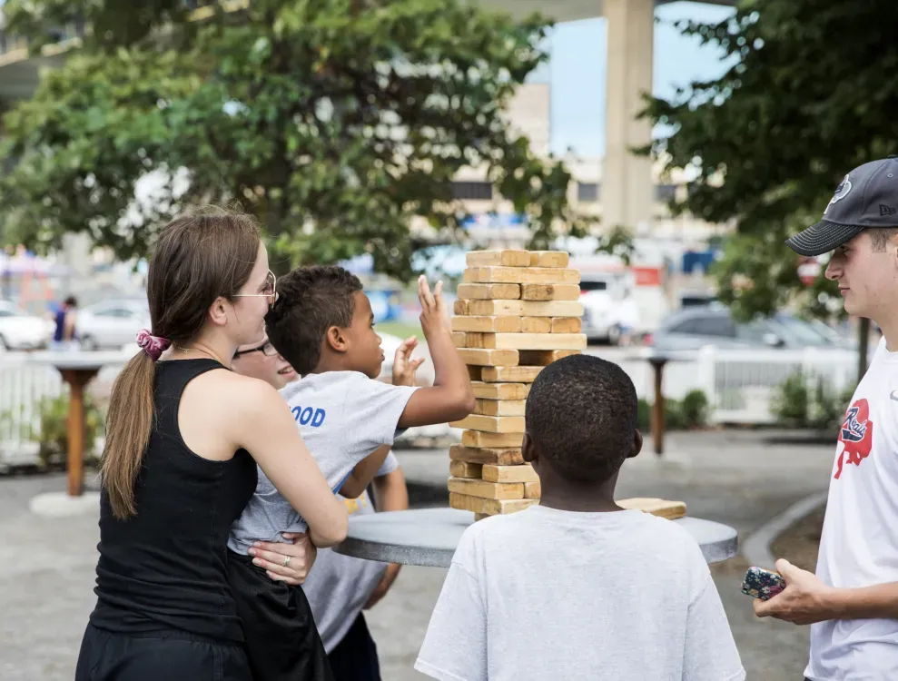 Playing jenga